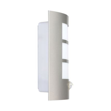 Eglo - със сензор Екстериорна Стенна лампа 1xE27/15W/230V IP44
