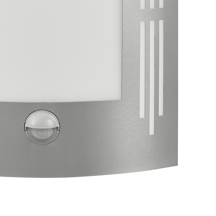 Eglo - със сензор Екстериорна Стенна лампа 1xE27/15W/230V IP44