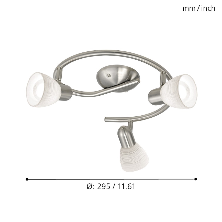 Eglo - Точково осветително тяло 3xE14/40W