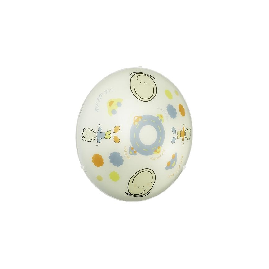 EGLO 88972 - Детско таванно осветително тяло JUNIOR 2 2xE27/60W в цветен дизайн