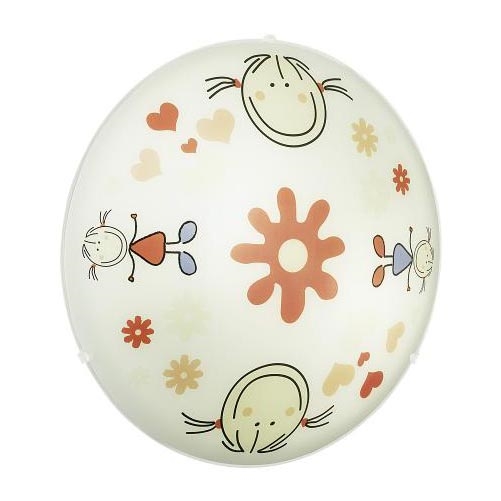 EGLO 88973 - Детскo Лампа за таван JUNIOR 2  2xE27/60W многоцветна
