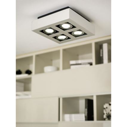 EGLO 89079 - Точково осветително тяло LOKE 4xGU10/35W