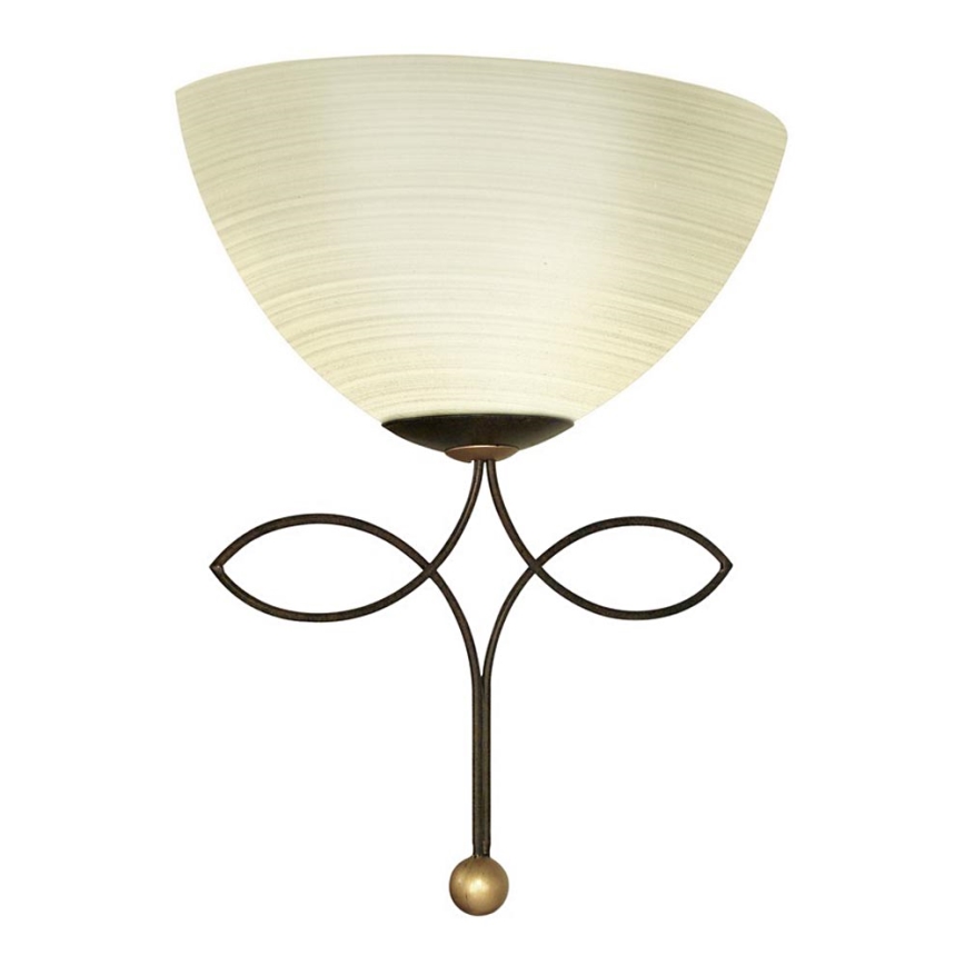 EGLO 89135 - Стенна лампа BELUGA 1xE27/60W антично кафява