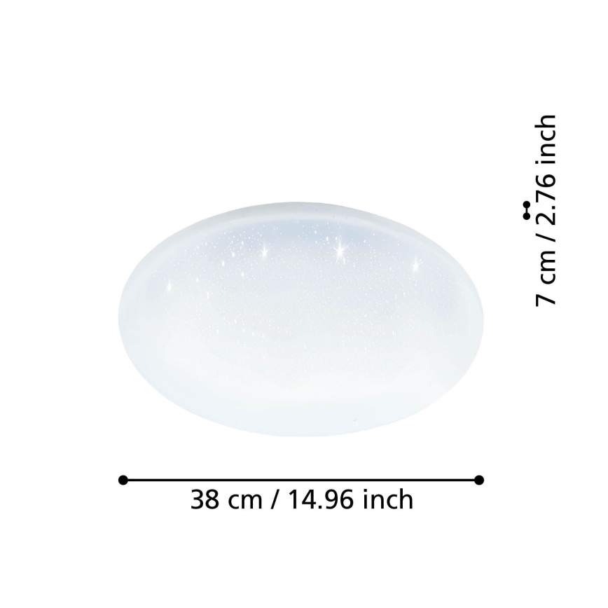 Eglo - LED Димируем плафон LED/19,2W/230V 2700-6500K ZigBee