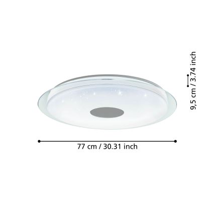 Eglo - LED Димируема лампа LED/38,1W/230V 2700-6500K ZigBee