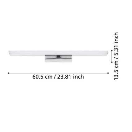 Eglo - LED RGBW регулируемо осветление за баня за огледало 15,6W/230V IP44 ZigBee
