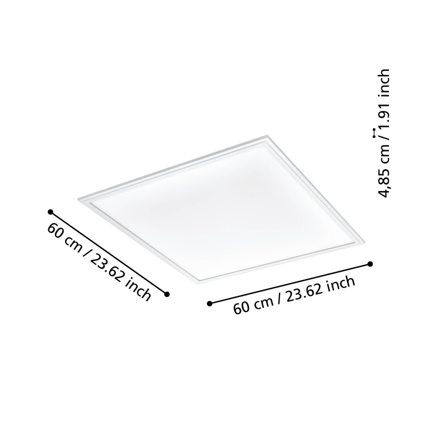 Eglo - LED Димируема лампа LED/33W/230V бяла ZigBee