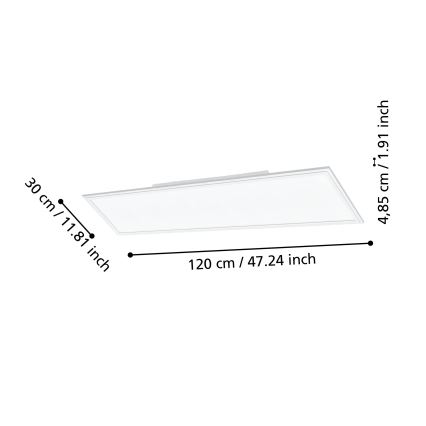 Eglo - LED Димируема лампа LED/33,5W/230V бяла ZigBee