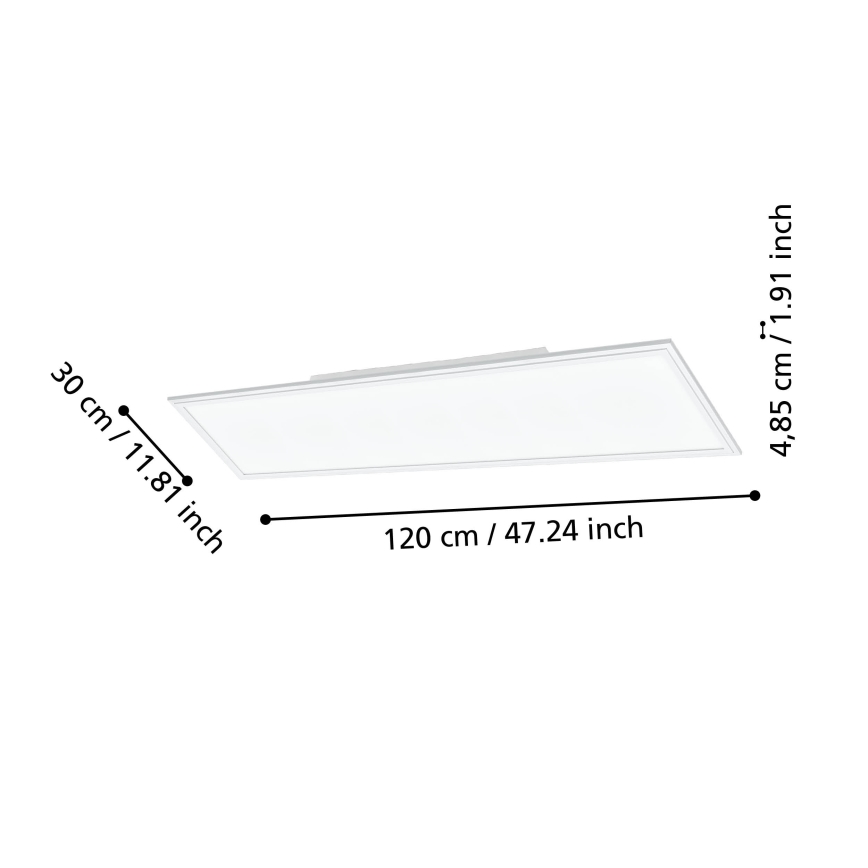 Eglo - LED Димируема лампа LED/33,5W/230V бяла ZigBee