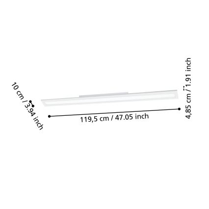 Eglo - LED Димируема лампа LED/33,5W/230V 2700-6500K бяла ZigBee