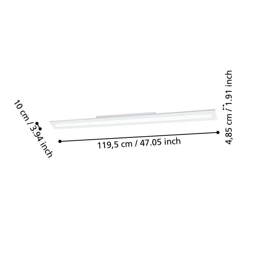 Eglo - LED Димируема лампа LED/33,5W/230V 2700-6500K бяла ZigBee