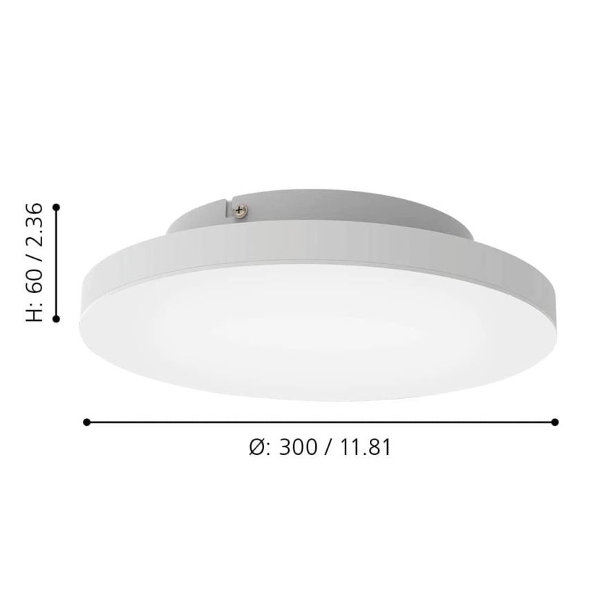 Eglo - LED RGBW Димируем плафон LED/15,7W/230V ZigBee
