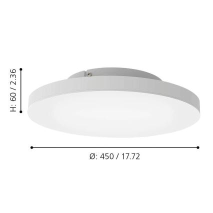 Eglo - LED RGBW Димируема лампа LED/22,4W/230V ZigBee