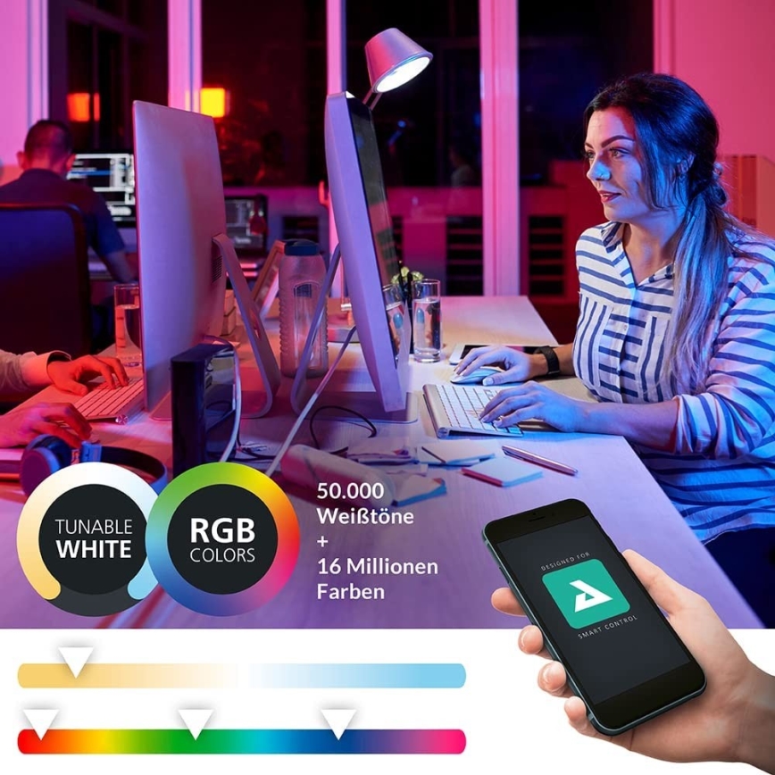 Eglo - LED RGBW Димируем аплик LED/16W/230V ZigBee