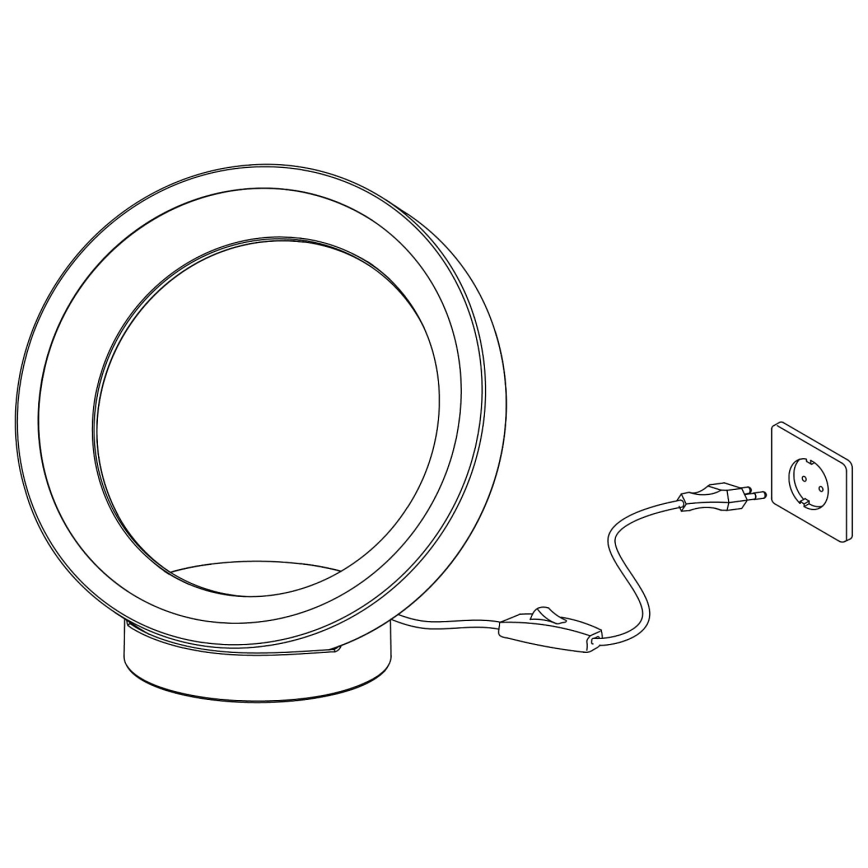 Eglo - LED RGBW Димируема настолна лампа LED/16W/230V ZigBee