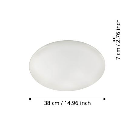 Eglo - LED Димируем плафон LED/19,2W/230V ZigBee