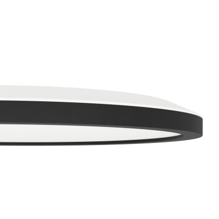 Eglo - LED RGBW Димируем плафон LED/14,6W/230V черен ZigBee