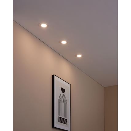 Eglo - К-кт 3xLED Димируема лампа за вграждане FUEVA-Z  LED/2,8W/230V IP44