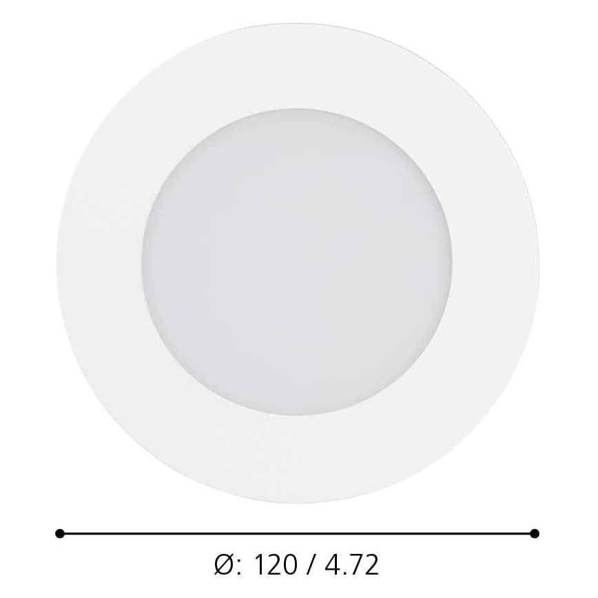 Eglo 900101 - LED Димируема лампа за вграждане в баня FUEVA-Z  LED/5,4W/230V IP44 ZigBee
