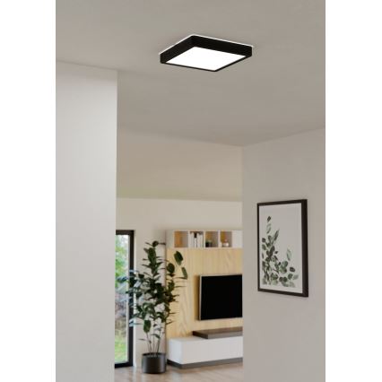 Eglo - LED таванно осветително тяло за баня с възможност за димиране LED/16,5W/230V IP44 ZigBee 21x21 см