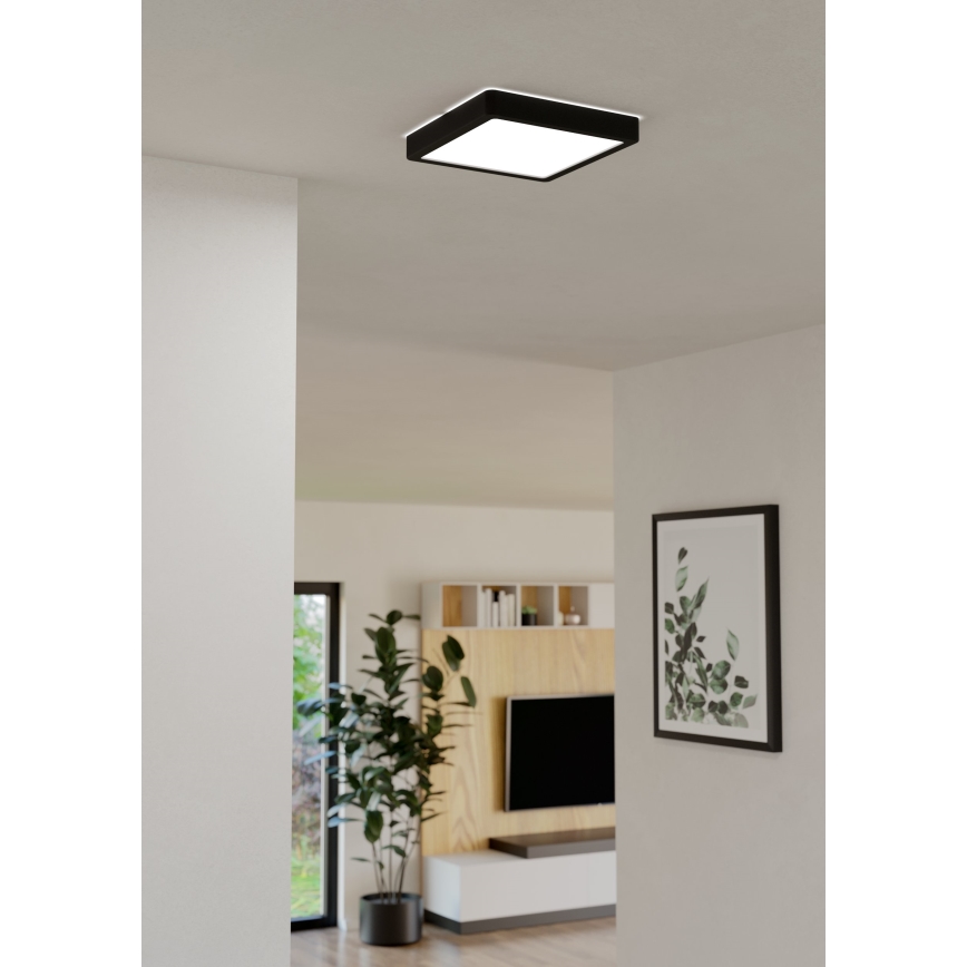 Eglo - LED таванно осветително тяло за баня с възможност за димиране LED/16,5W/230V IP44 ZigBee 21x21 см