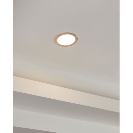 Eglo - LED димируемо вградено осветително тяло за баня LED/10,5W/230V IP44 ZigBee Ø 16,5 cm
