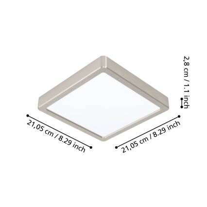 Eglo - LED Димируем плафон за баня LED/16,5W/230V IP44 ZigBee
