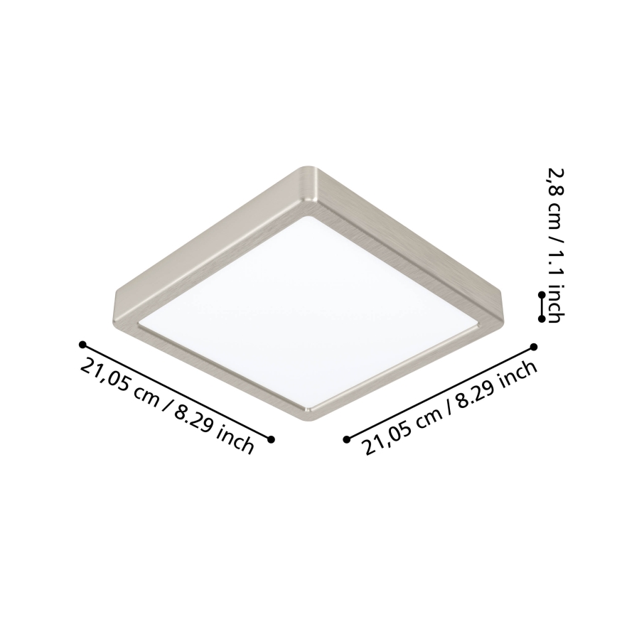 Eglo - LED Димируем плафон за баня LED/16,5W/230V IP44 ZigBee