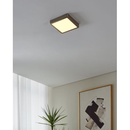 Eglo - Димируемо LED осветително тяло за баня LED/16,5W/230V IP44 ZigBee 21x21 cm