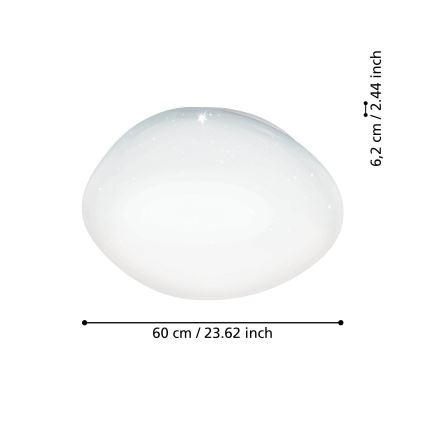 Eglo - LED RGBW Димируема плафон LED/33W/230V ZigBee
