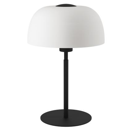 Eglo - Настолна лампа 1xE27/40W/230V черна/бяла