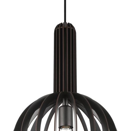 Eglo - Пендел 1xE27/40W/230V Ø 31 см черен