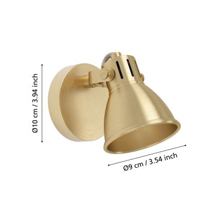 Eglo - LED Стенен спот 1xGU10/3W/230V