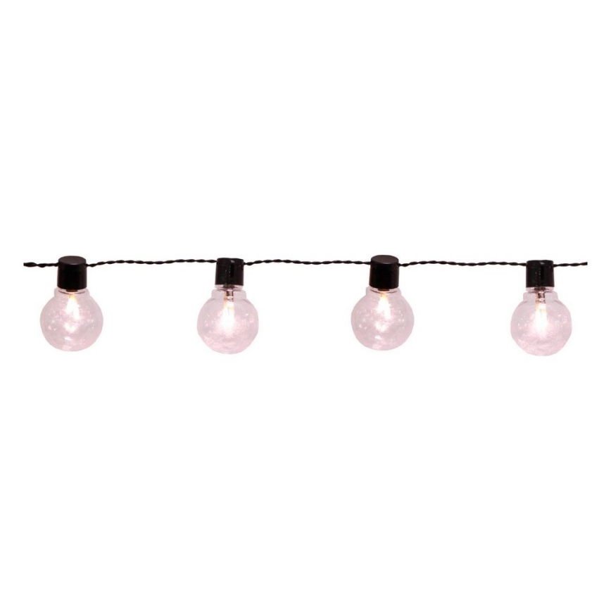 Eglo - LED Екстериорни декоративни лампички 16xLED/0,064W/24V IP44 черни