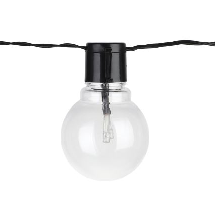 Eglo - LED Екстериорни декоративни лампички 16xLED/0,064W/24V IP44 черни