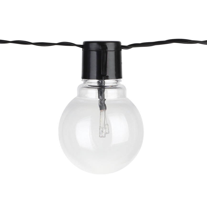 Eglo - LED Екстериорни декоративни лампички 16xLED/0,064W/24V IP44 черни