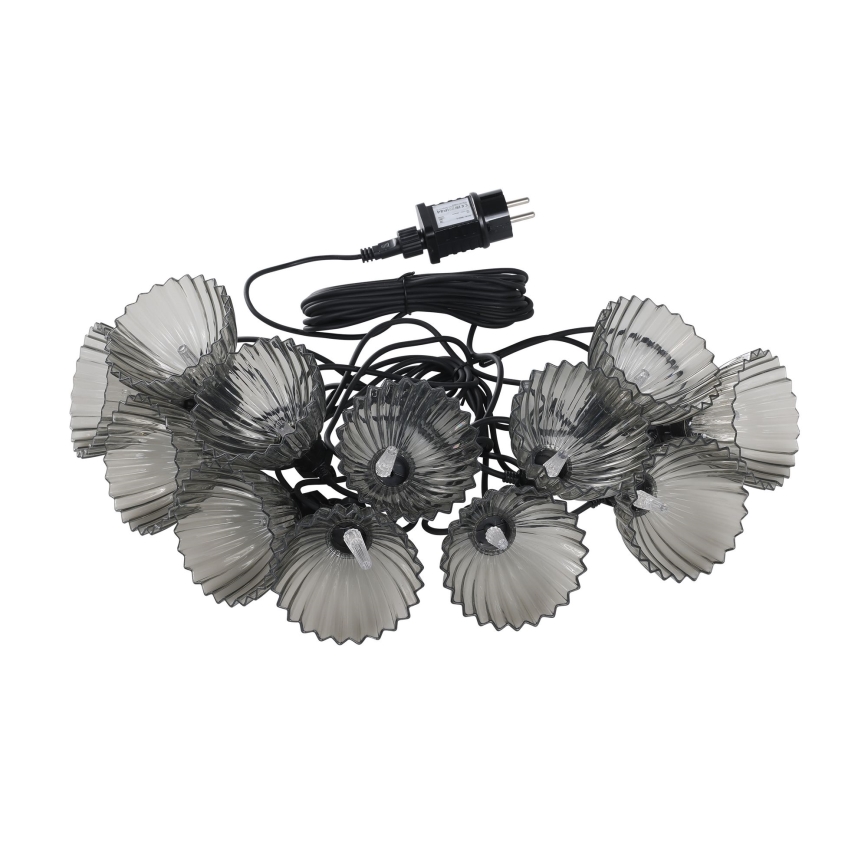 Eglo - LED Екстериорна декоративна верига 12xLED/0,066W/3,2V IP44