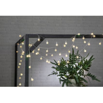 Eglo - LED Екстериорна декоративна верига 50xLED/0,066W/4,5V IP44