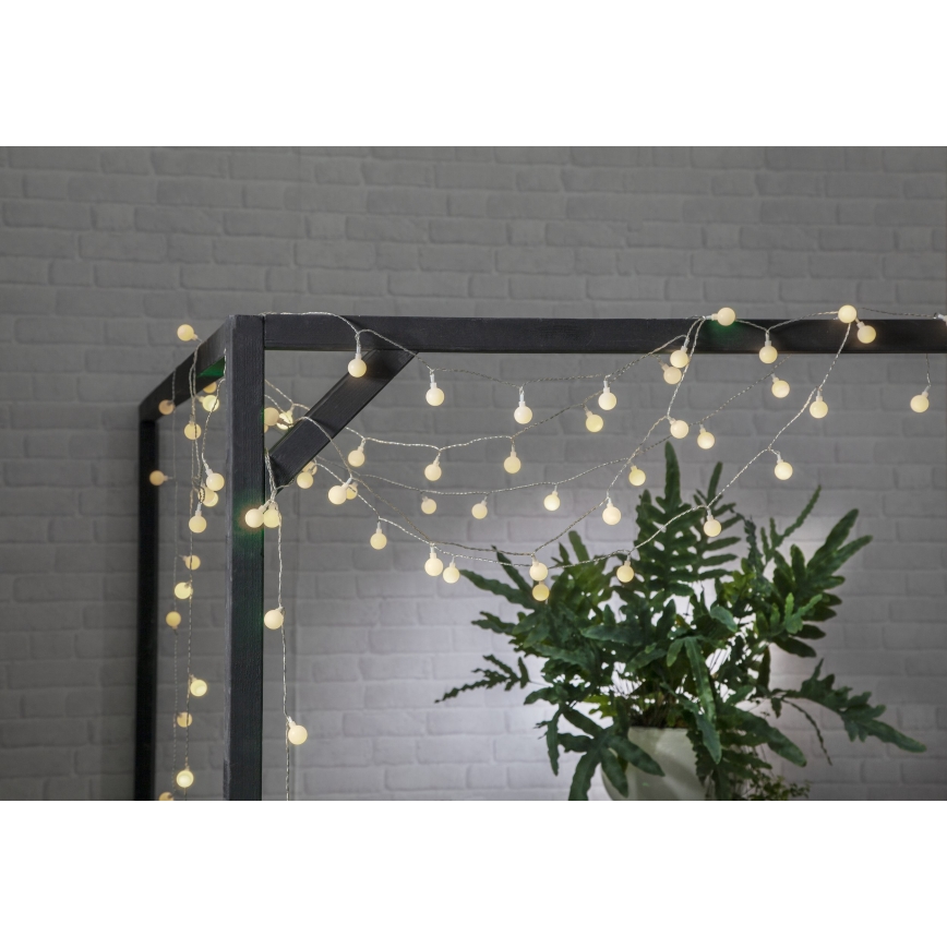 Eglo - LED Екстериорна декоративна верига 50xLED/0,066W/4,5V IP44