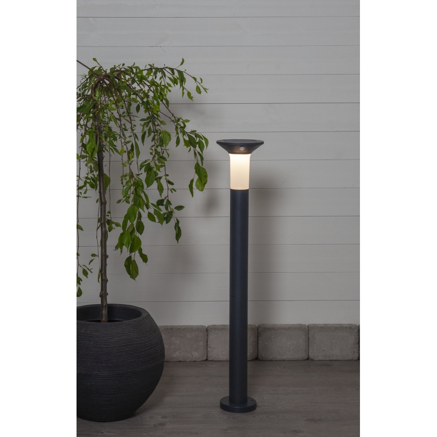 Eglo - LED Екстериорна соларна лампа със сензор 6xLED/0,03W/3,7V 1500 mAh IP44