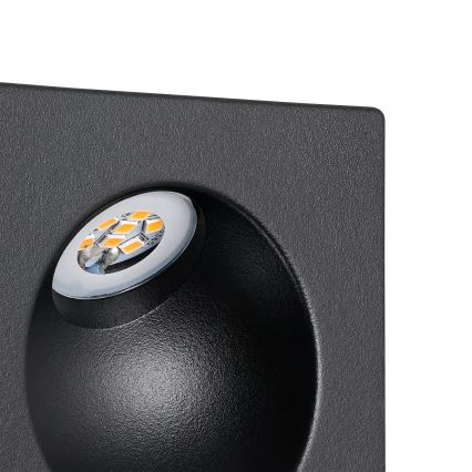 Eglo - LED Лампа за стълбище LED/2W/230V 3000K черен