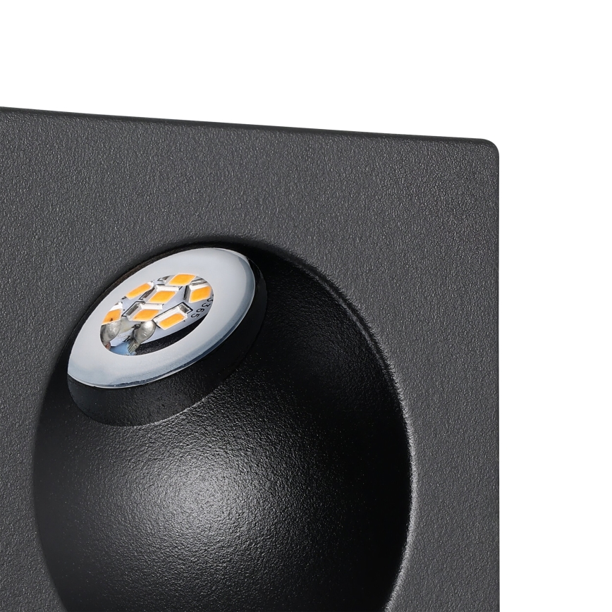 Eglo - LED Лампа за стълбище LED/2W/230V 3000K черен