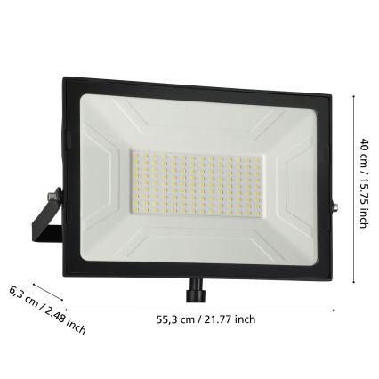 Eglo - LED Екстериорен прожектор със сензор LED/102W/230V IP44