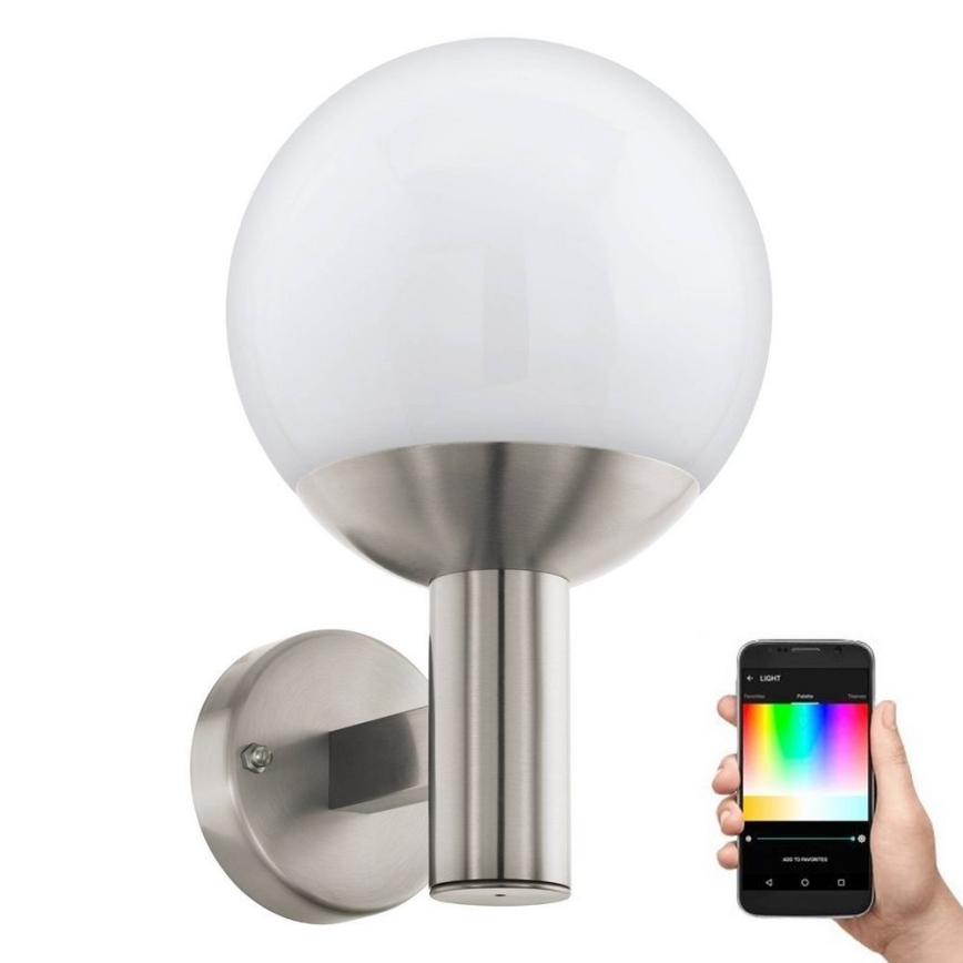 Eglo - LED RGB Димируем екстериорен аплик E27/9W/230V 2700-6500K IP44