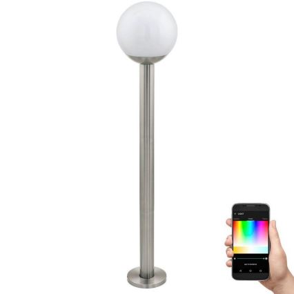 Eglo - LED RGB Димируема екстериорна лампа 1xE27/9W/230V 2700-6500K IP44