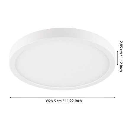 Eglo - LED Плафон за баня LED/20,5W/230V IP44 бял