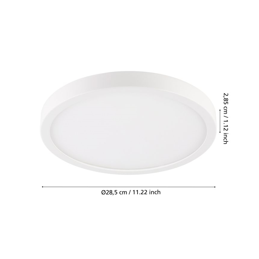 Eglo - LED Плафон за баня LED/20,5W/230V IP44 бял