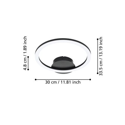 Eglo - LED Димируем плафон LED/15W/230V