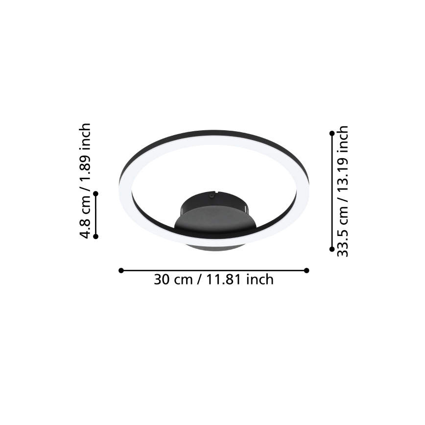 Eglo - LED Димируем плафон LED/15W/230V