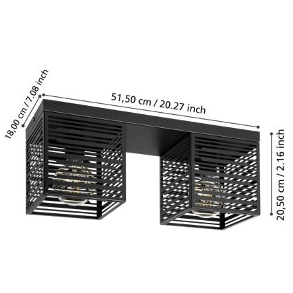 Eglo - Лампа 2xE27/40W/230V